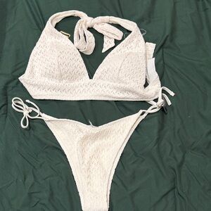 Elegant Cream Bikini Set